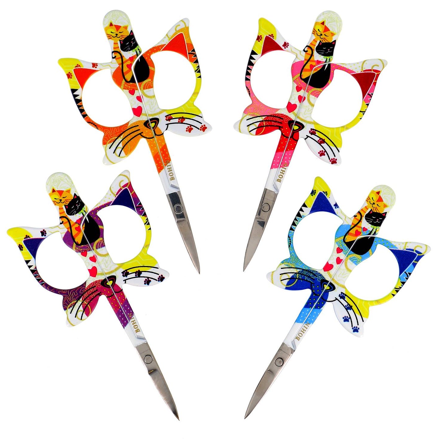 Embroidery Scissor Display - Cats
