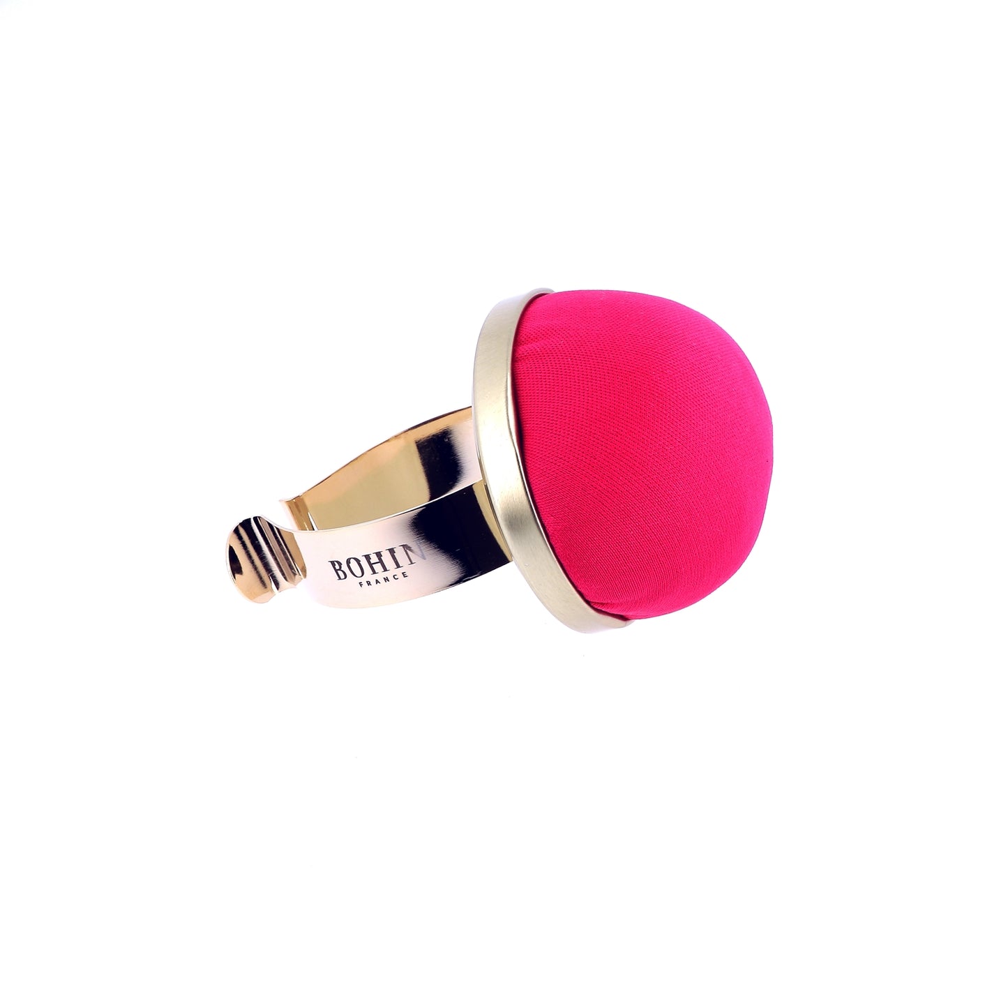 Pincushion - Fuchsia with Metal Bracelet