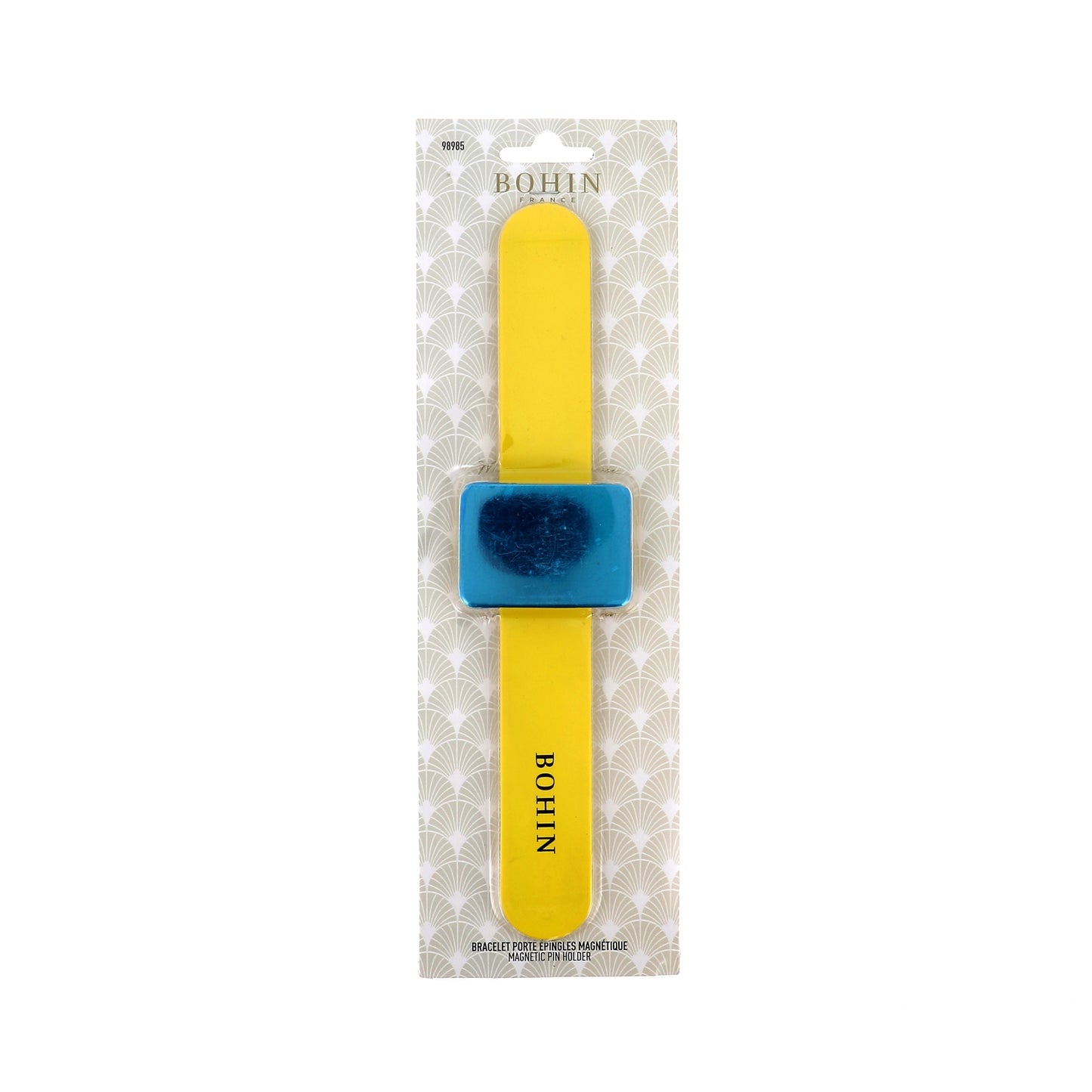 Magnetic Pin Holder - Yellow Slap Bracelet