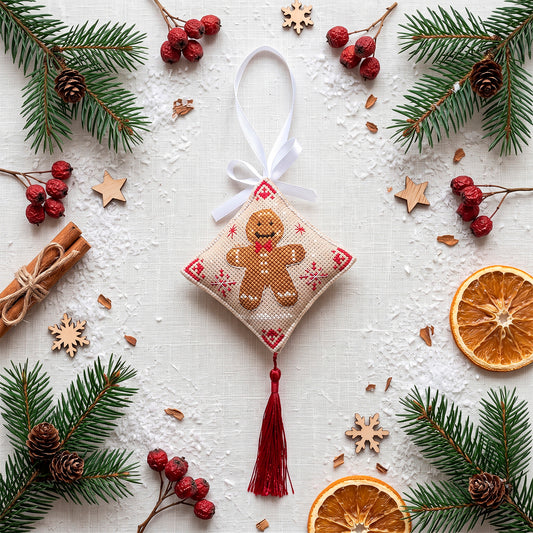Christmas Treat 3D Ornament Cross Stitch Kit