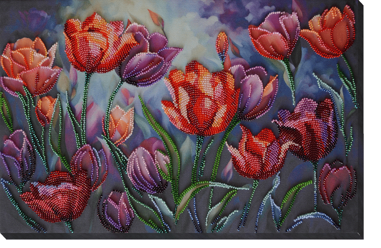 An Inspiring Palette Beaded Embroidery Kit - Abris Art