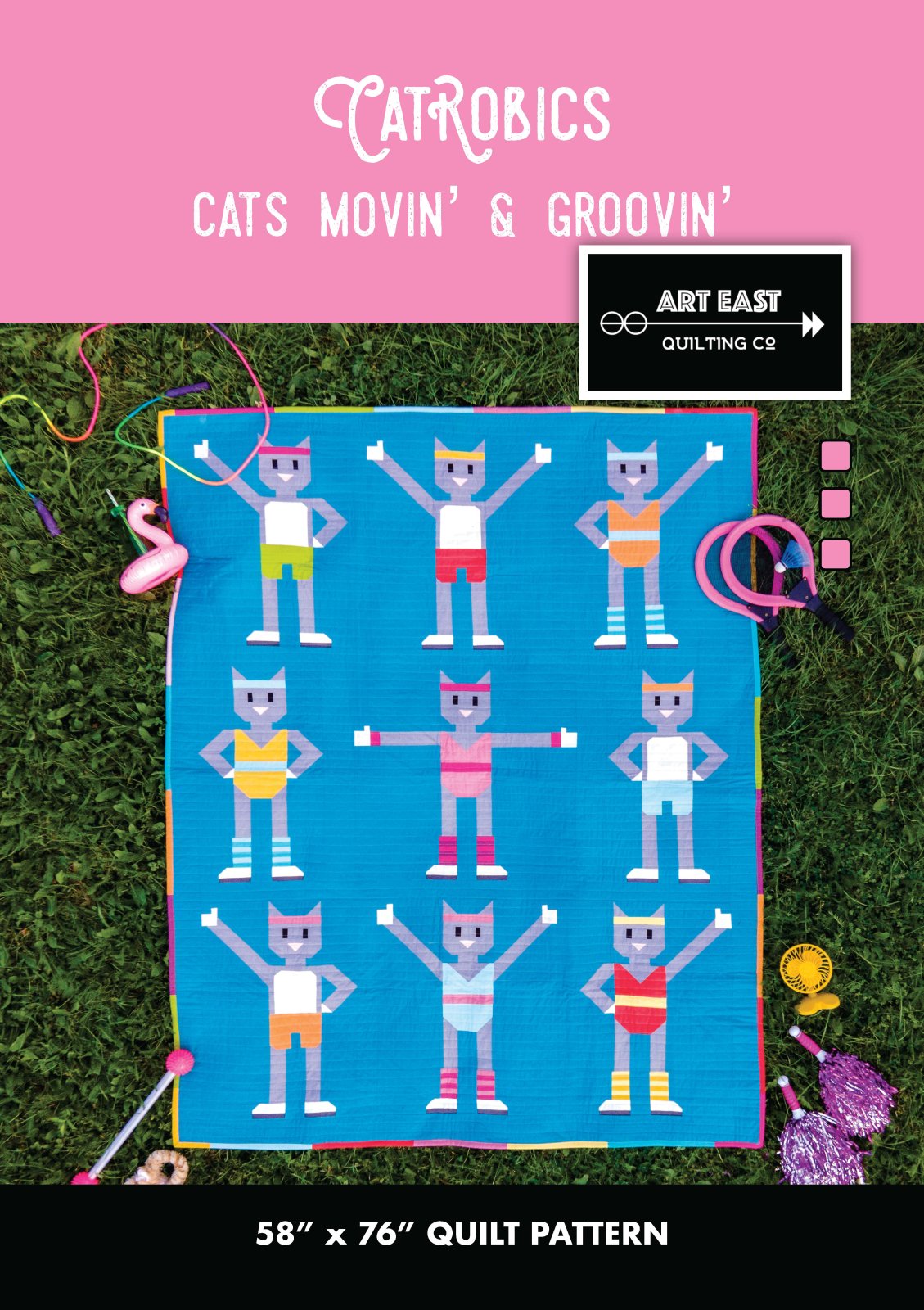 Catrobics - Cats Movin' & Groovin' Pattern