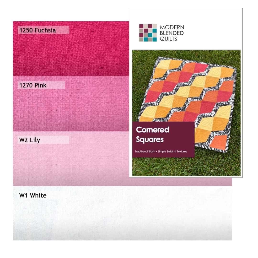 Cornered Squares Pattern by Modern Blended Quilts with Diana Medley