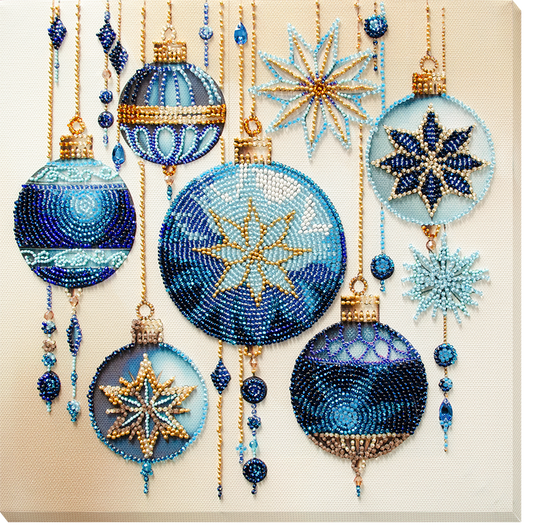 Crystal Patterns Beaded Embroidery Kit - Abris Art