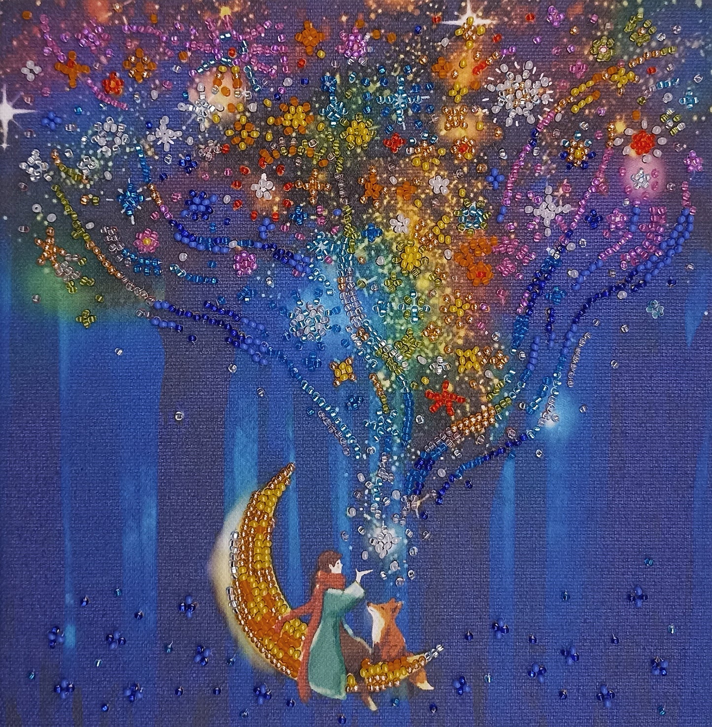 Dreamer Beaded Embroidery Kit - Abris Art