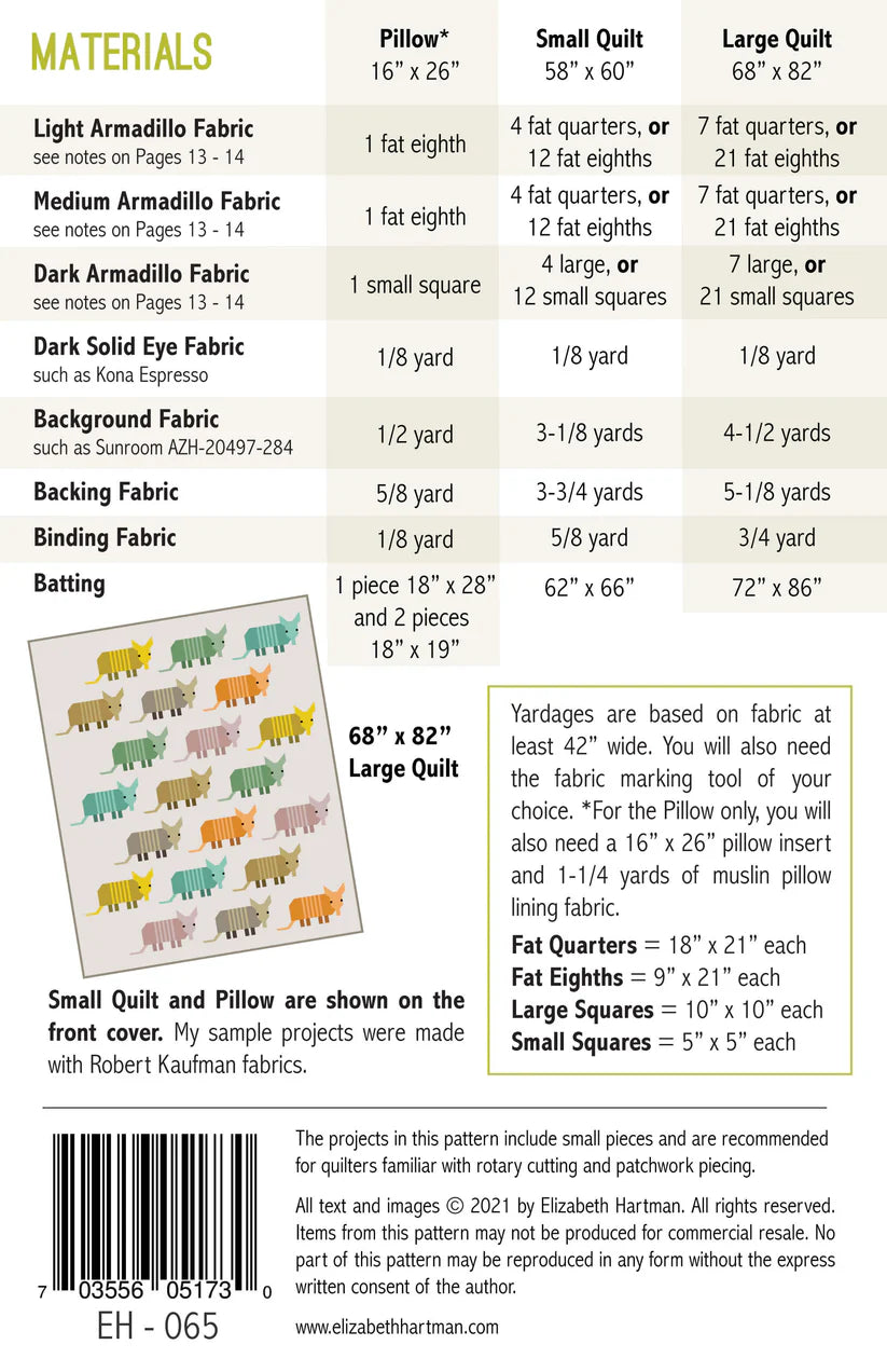 Armadillos Pattern