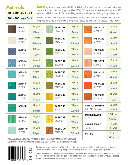 PRE-ORDER: Outdoors Quilt Pattern