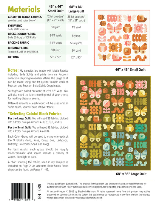 PRE-ORDER: Busy Backyard Quilt Pattern