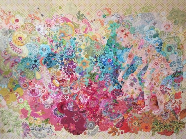 Wildflower Mix Collage Pattern