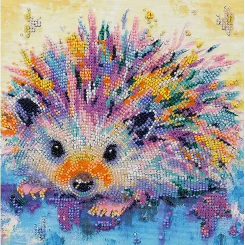 Hedgehog Beaded Embroidery Kit - Abris Art