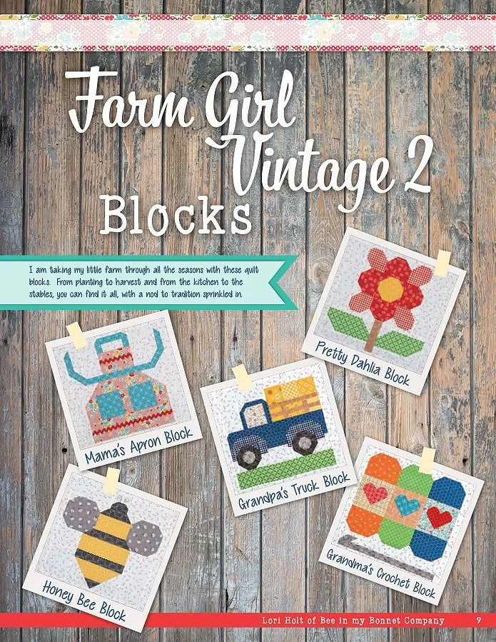 Farm Girl Vintage 2 by Lori Holt of Bee in My Bonnet