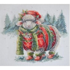In the Arms of Winter Cross Stitch Kit - Abris Art