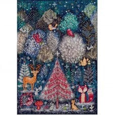 In the Winter Forest One Day Cross Stitch Kit - Abris Art