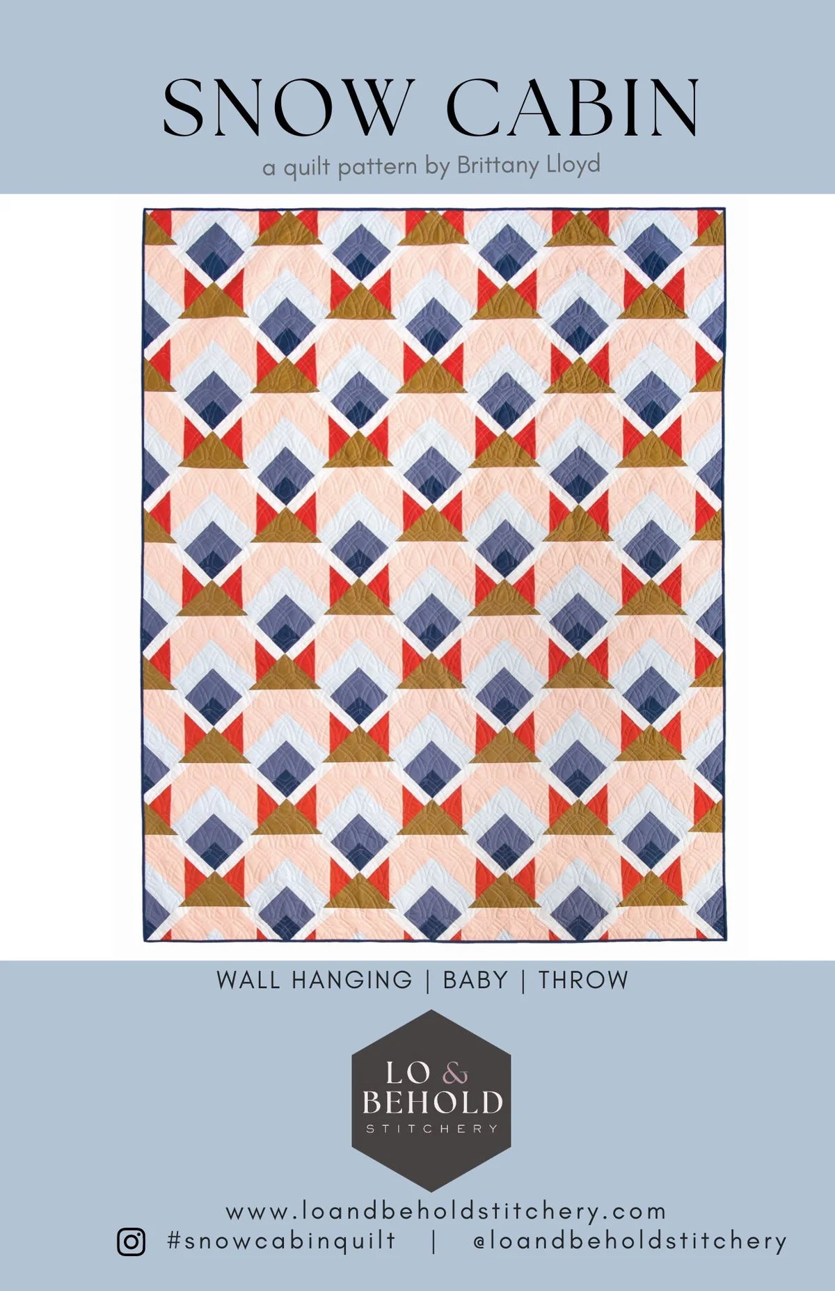 Snow Cabin Pattern