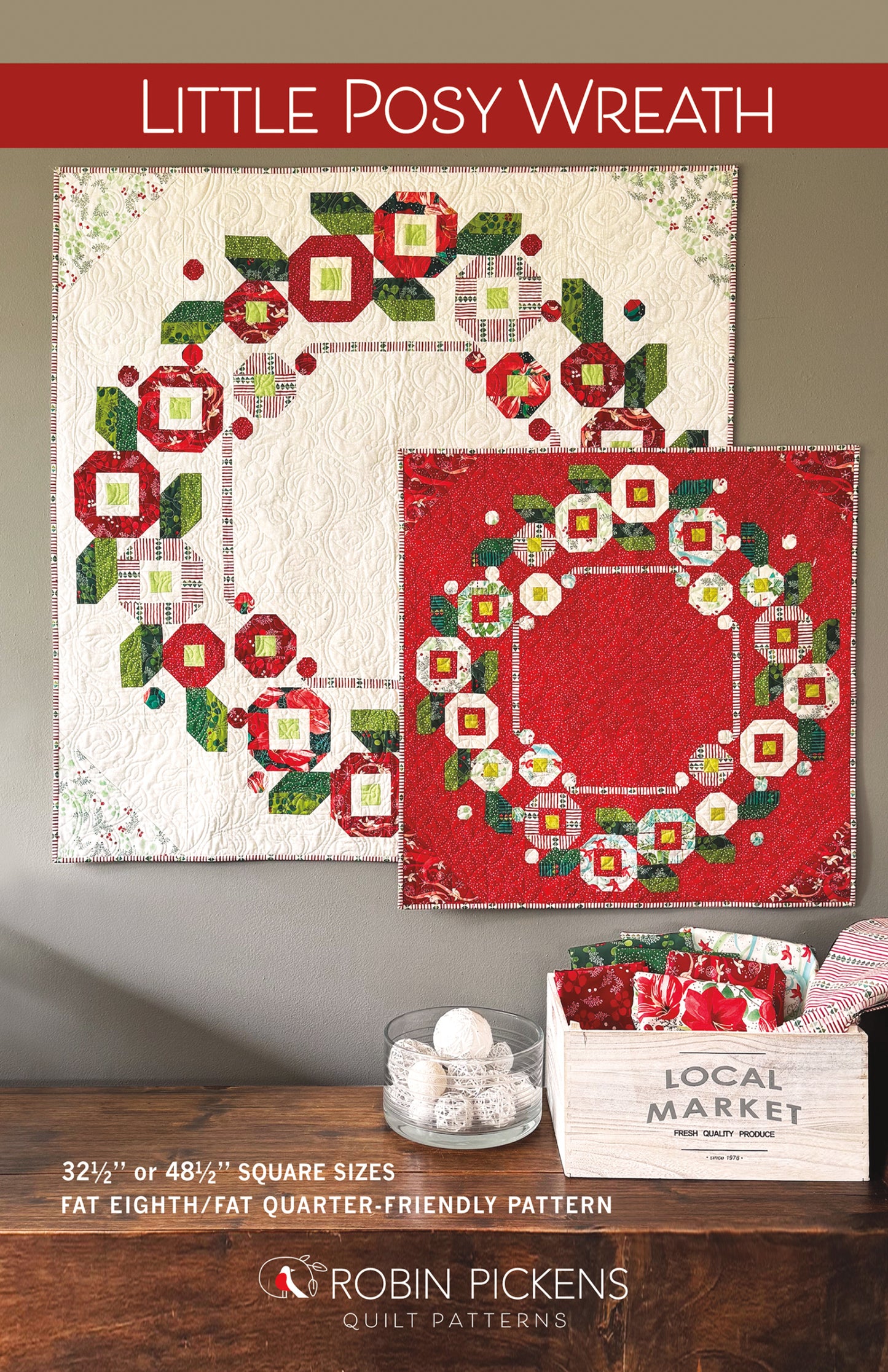 Little Posy Wreath Pattern - Robin Pickens