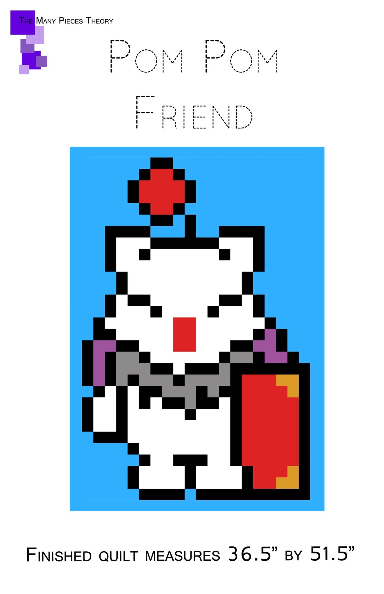 Pom Pom Friend Pattern - Quiltoni