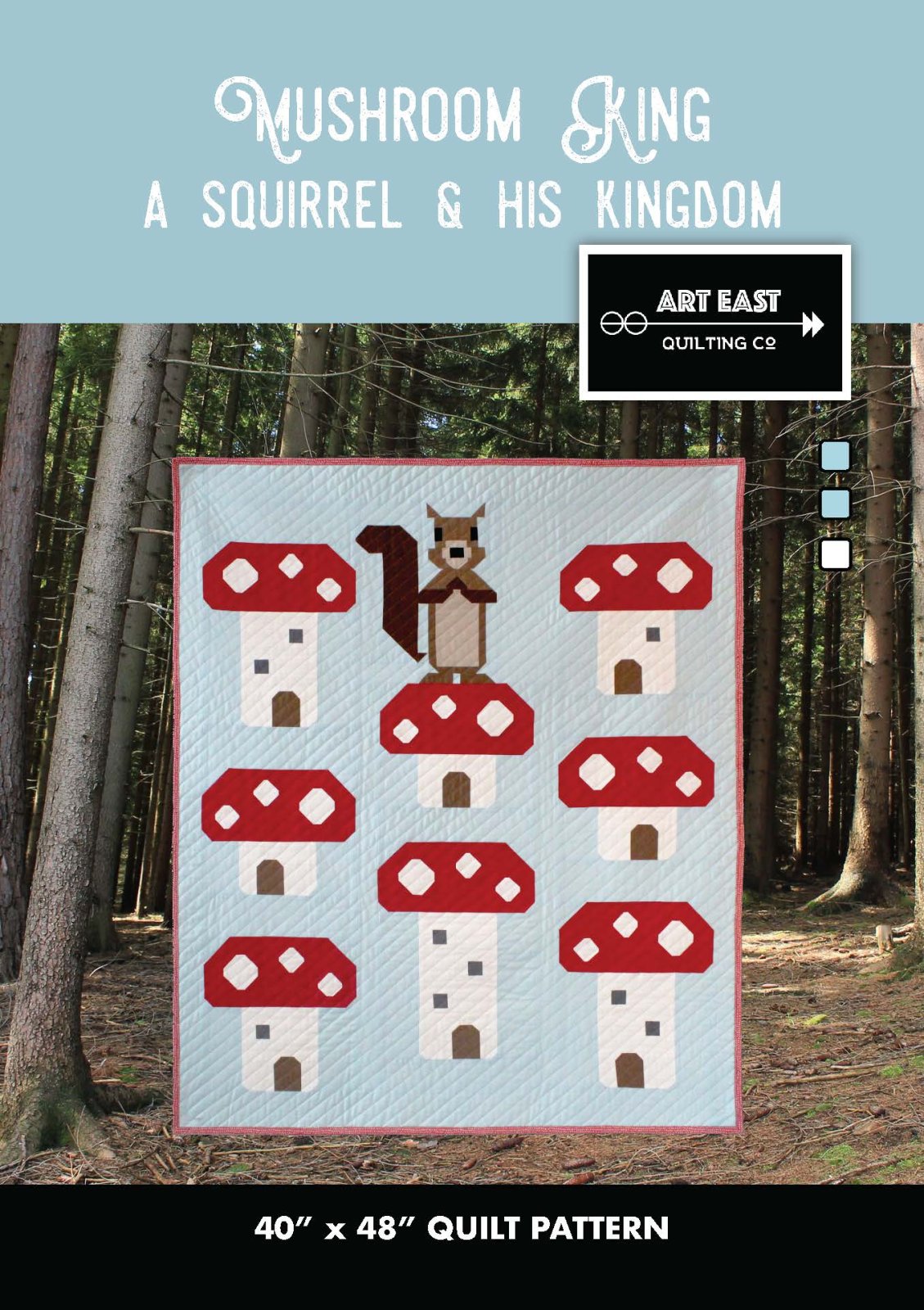 A Mushroom King: A Squirrel & His Kingdom Pattern