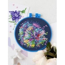 Neon Glitter Cross Stitch Kit - Abris Art
