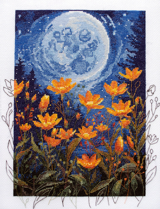 Night Contrast Cross-stitch Kit - Abris Art