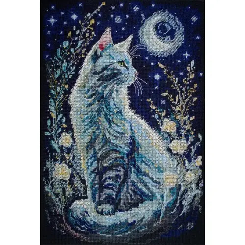 Night Guest Cross-stitch Kit - Abris Art