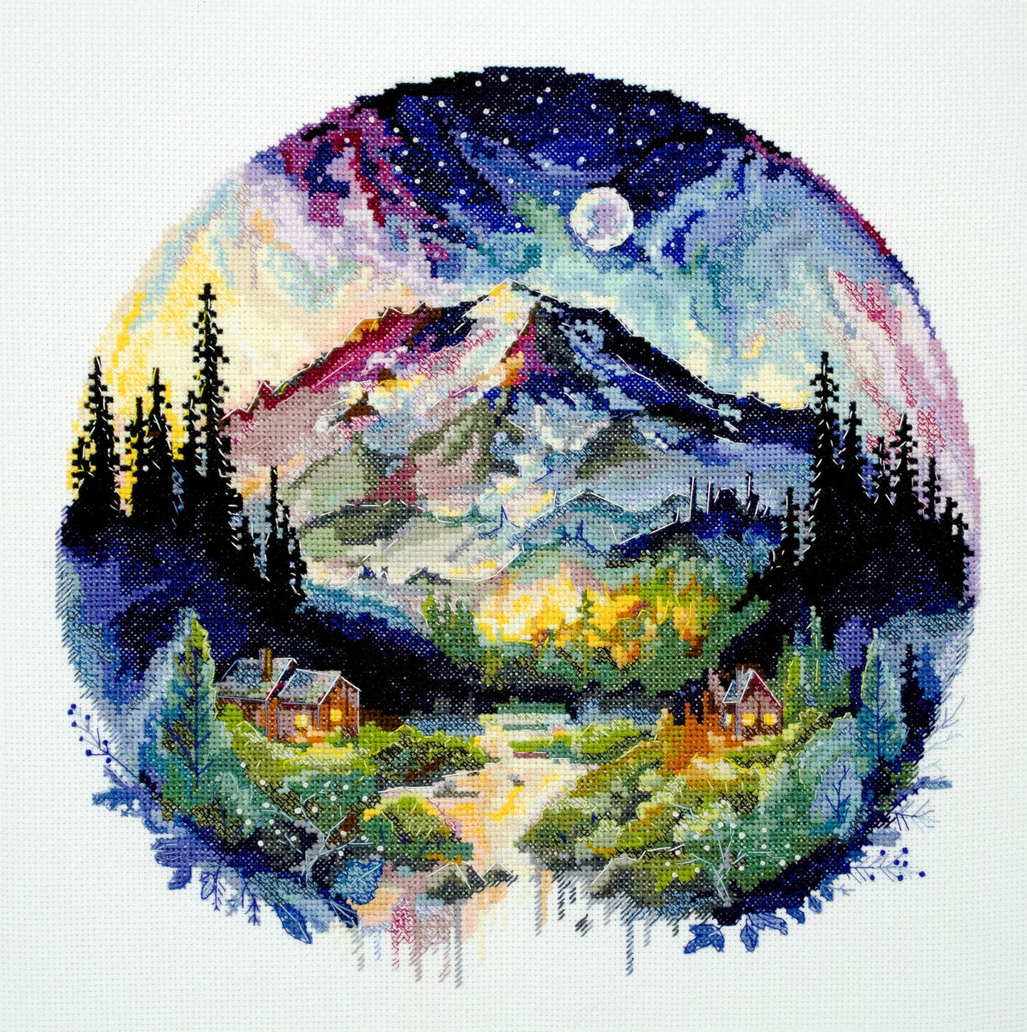 On Top of the World Cross-stitch Kit - Abris Art