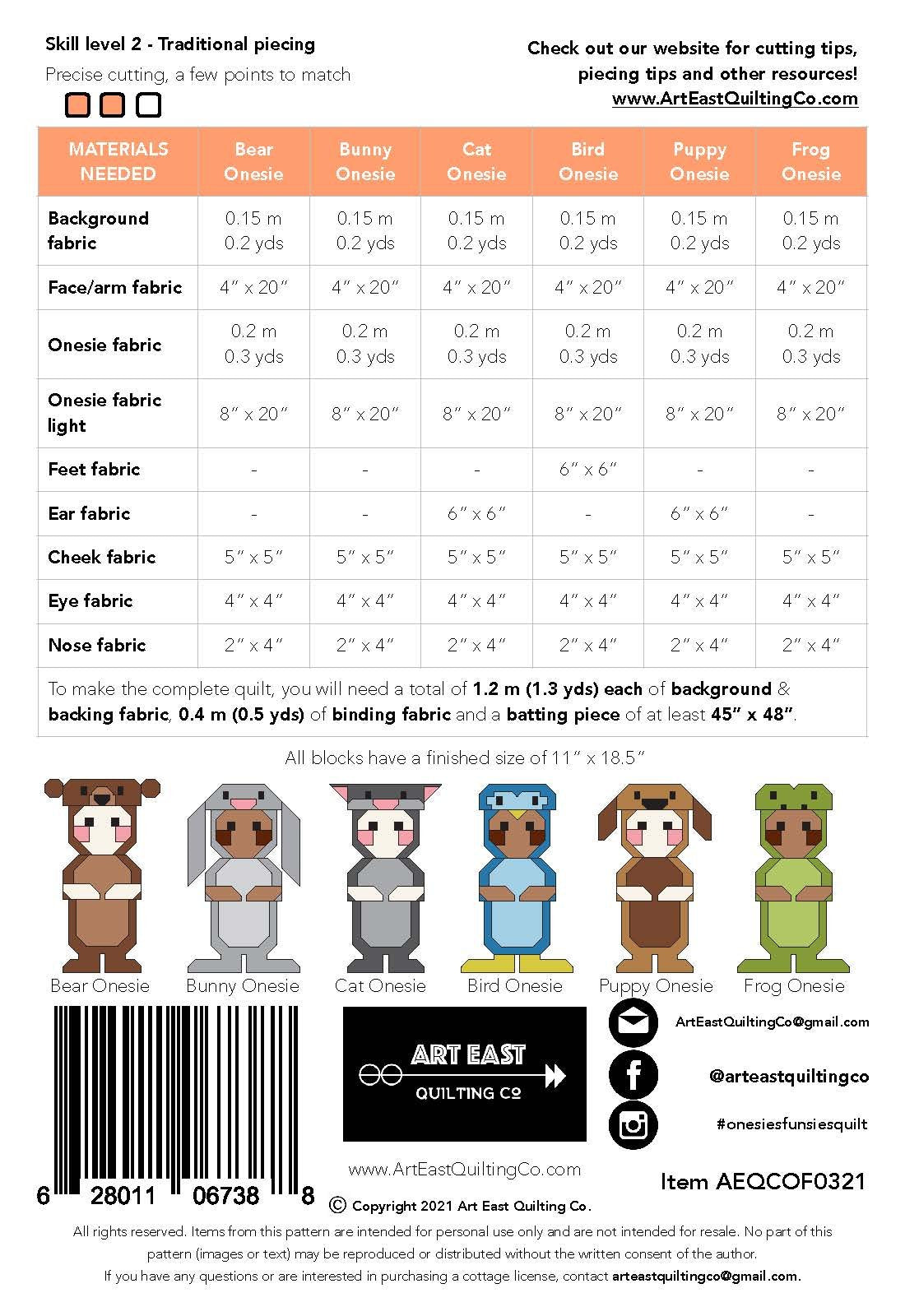 Onesies Funsies! Pattern