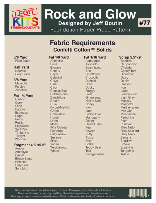 PRE-ORDER: Rock & Glow Pattern