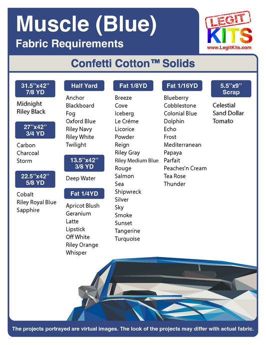 Muscle (Blue) Pattern