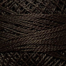 Perle Cotton Sz12 Solids #8122 Brown Black Medium - Valdani Inc.