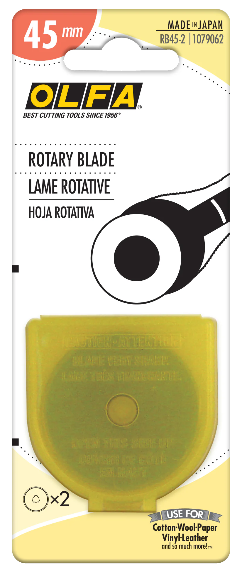 45mm Tungsteen Steel Rotary Blade 1pk