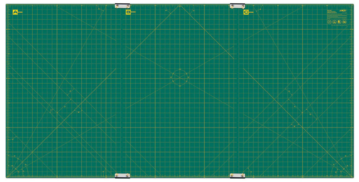 Continuous Grid Rotary Mat Set 35"x70"