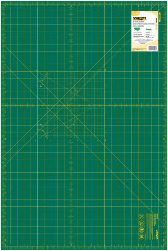 Double Sided Rotary Mat 24x36 - Green