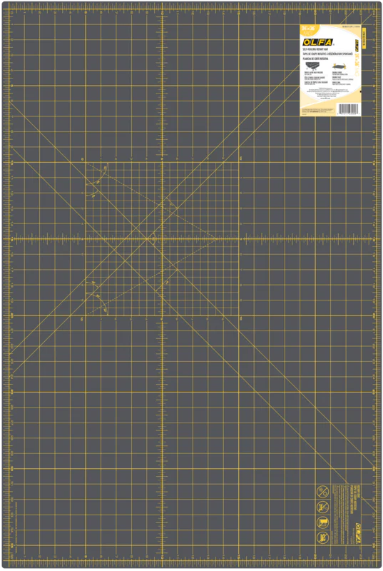 Double Sided Rotary Mat 24x36 - Gray