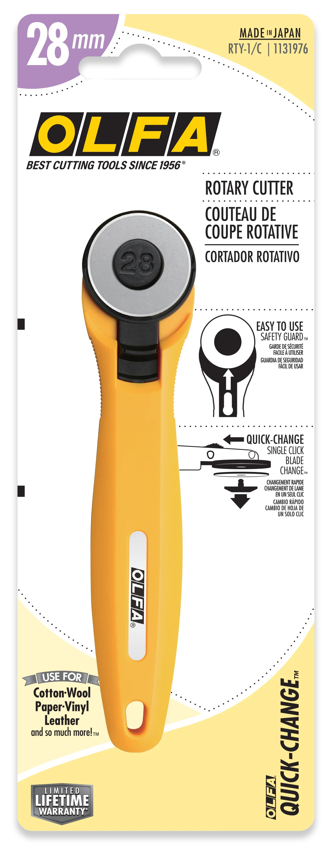 28mm Quick-Change Rotary Cutter