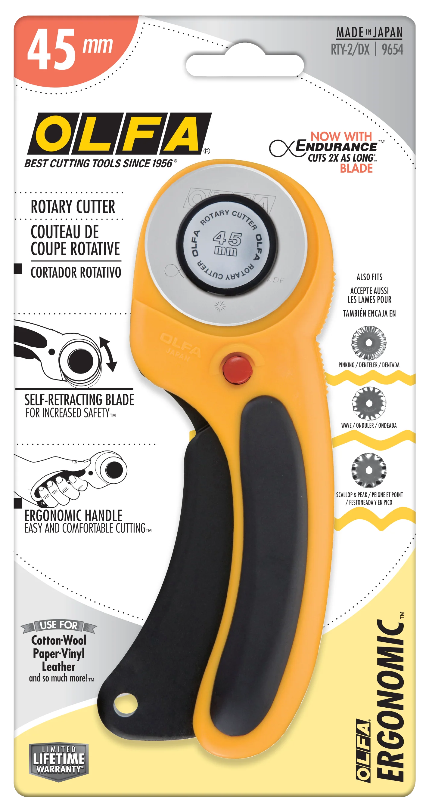 45mm Ergonomic Rotary Cutter