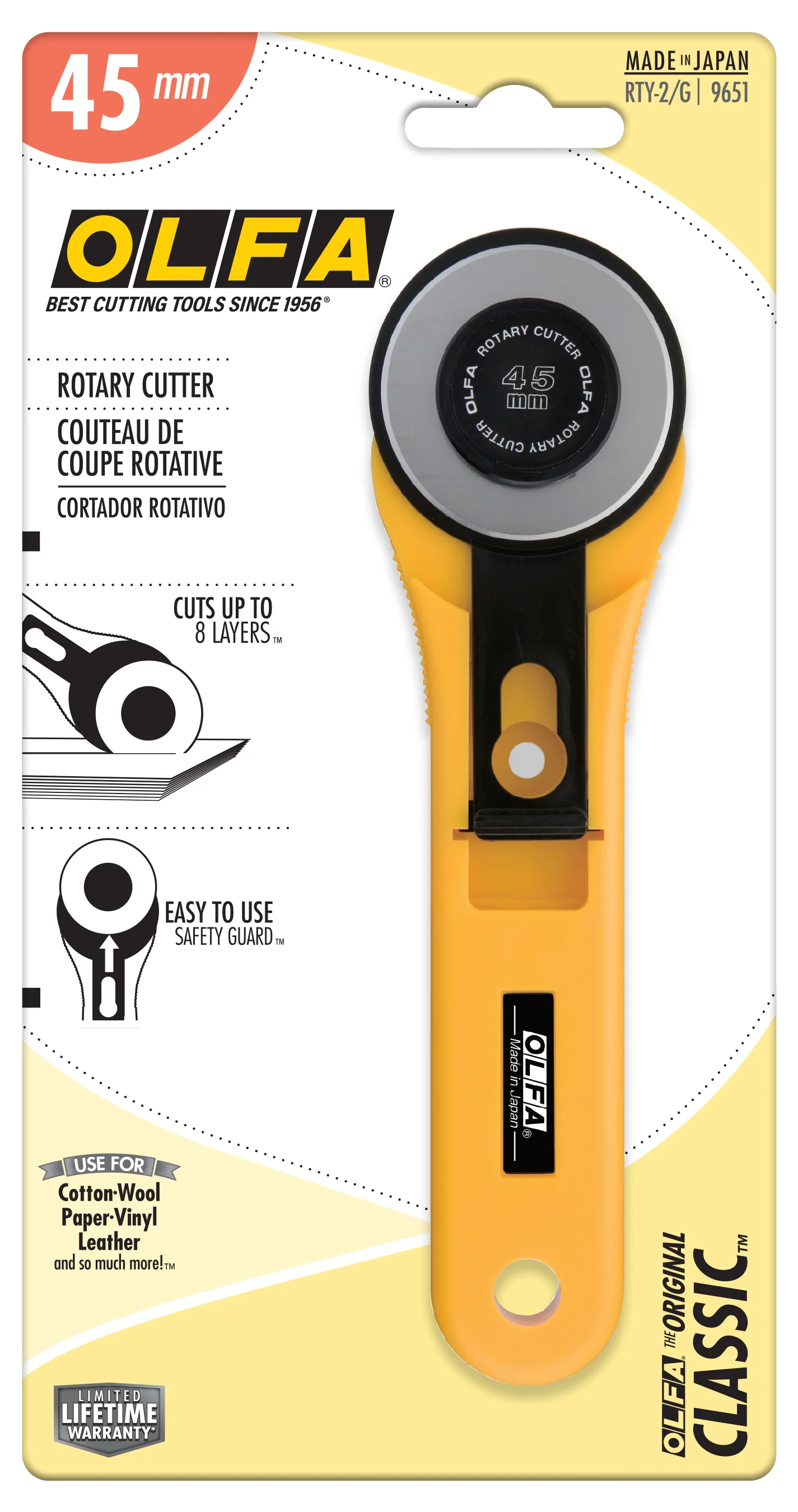 45mm Straight Handle Rotary Cutter