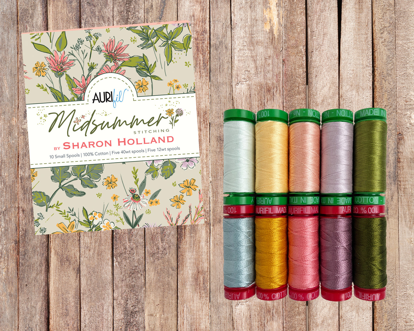 Midsummer Stitching by Sharon Holland