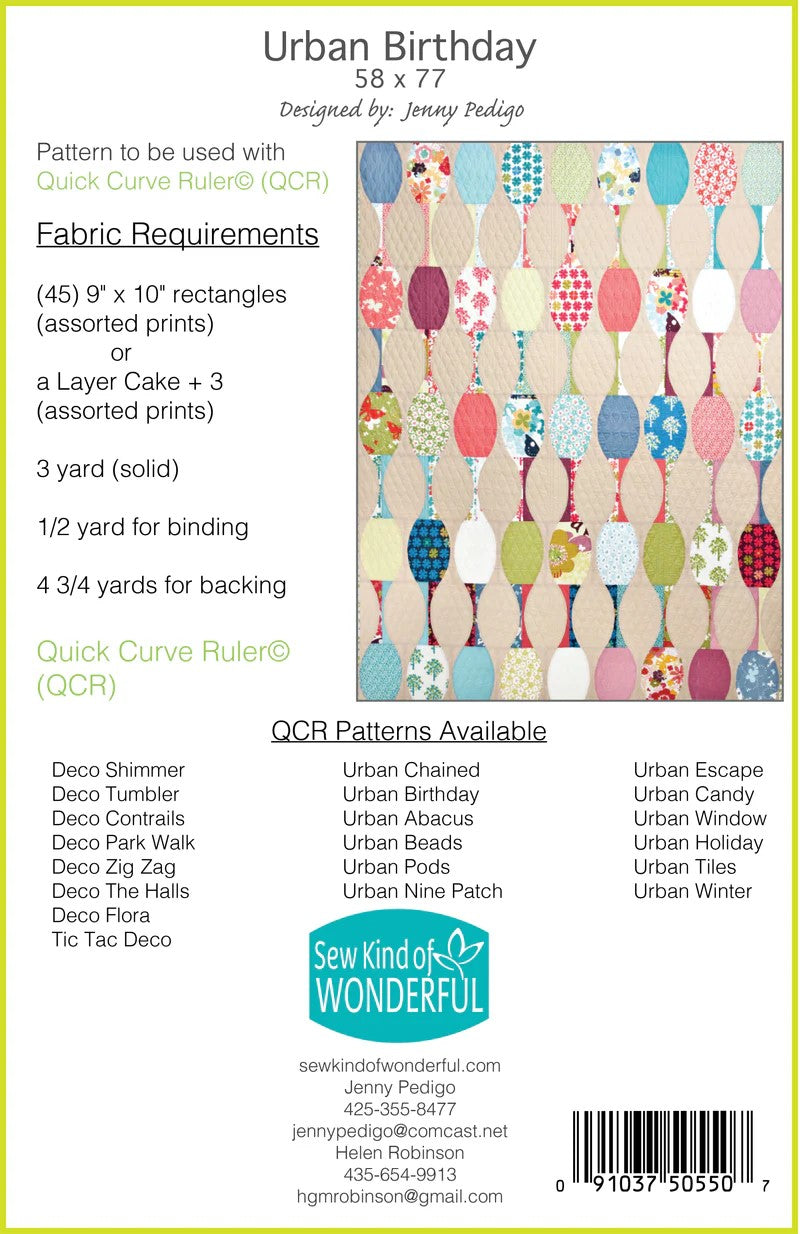 Urban Birthday Pattern