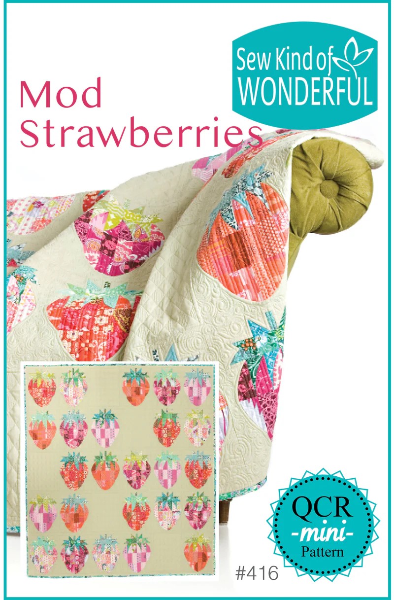Mod Strawberries Pattern