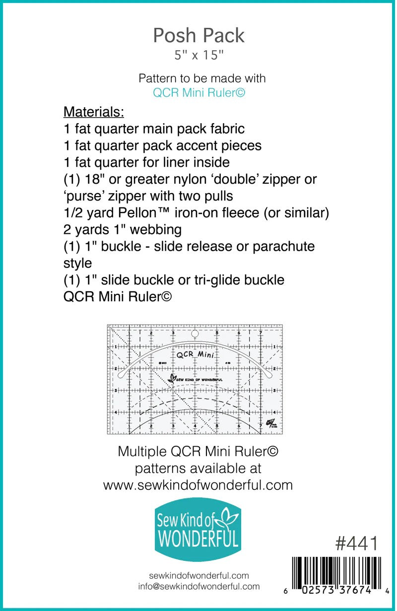 Posh Pack Pattern