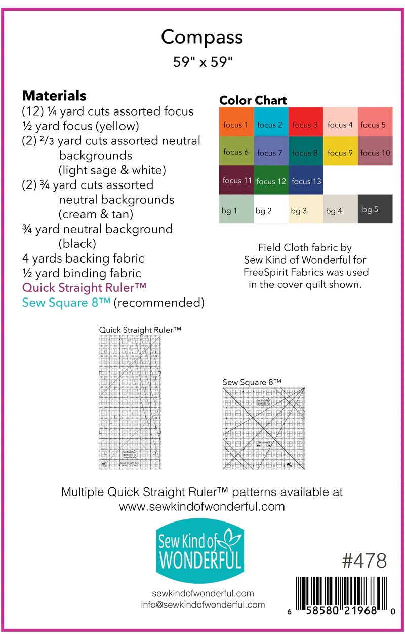 Compass Quilt Pattern
