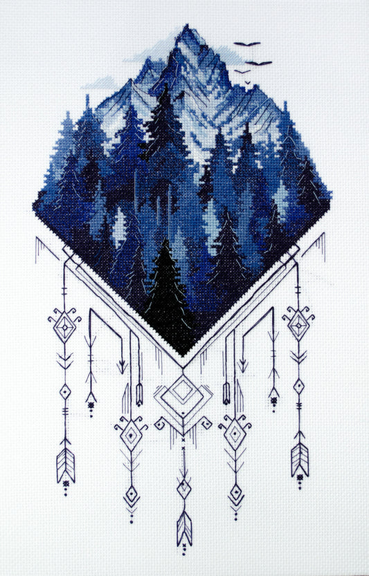 Silver Land Cross-stitch Kit - Abris Art