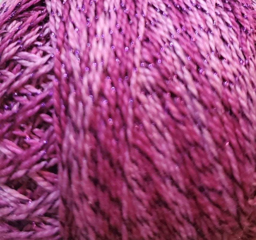 Sparkle Perle Cotton Sz8 #C706 Sparkly Lavender - Valdani Inc.
