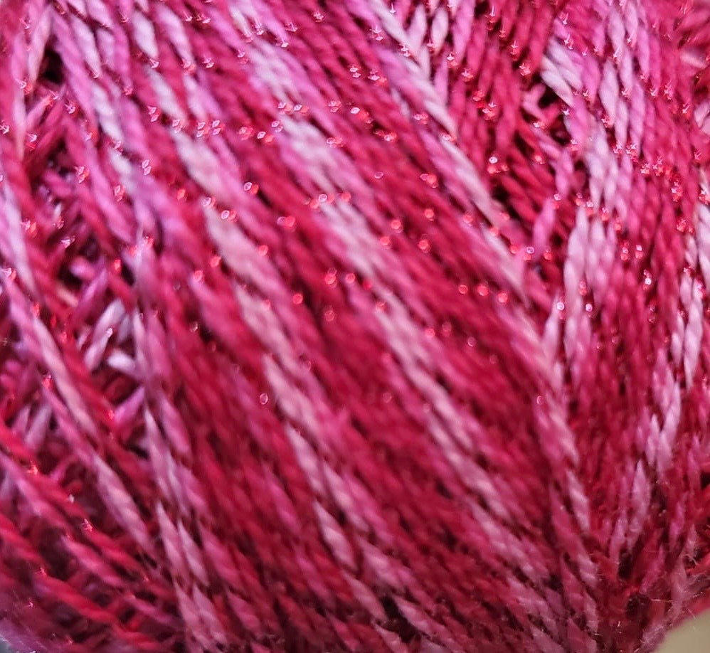 Sparkle Perle Cotton Sz8 #C707 Sparkly Fuchsia - Valdani Inc.