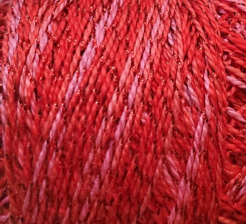 Sparkle Perle Cotton Sz8 #C708 Sparkly Coral - Valdani Inc.