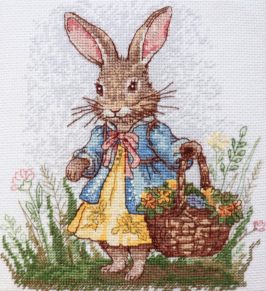 Spring Bunny Cross-stitch Kit - Abris Art