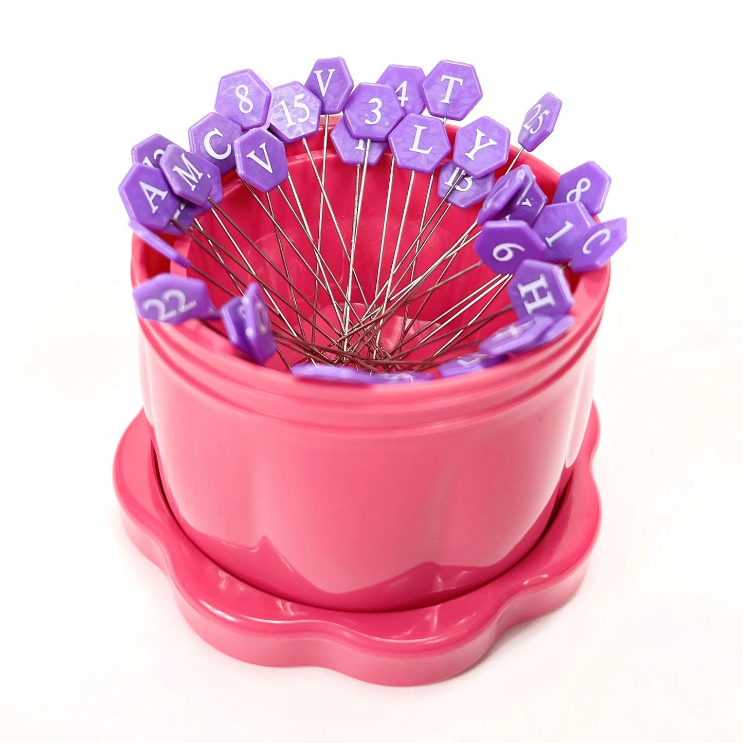 Magnetic Pin Cup Large - Fuchsia