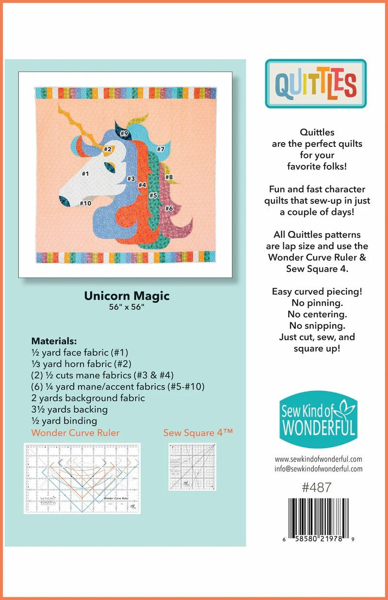Quittles - Unicorn Magic Pattern