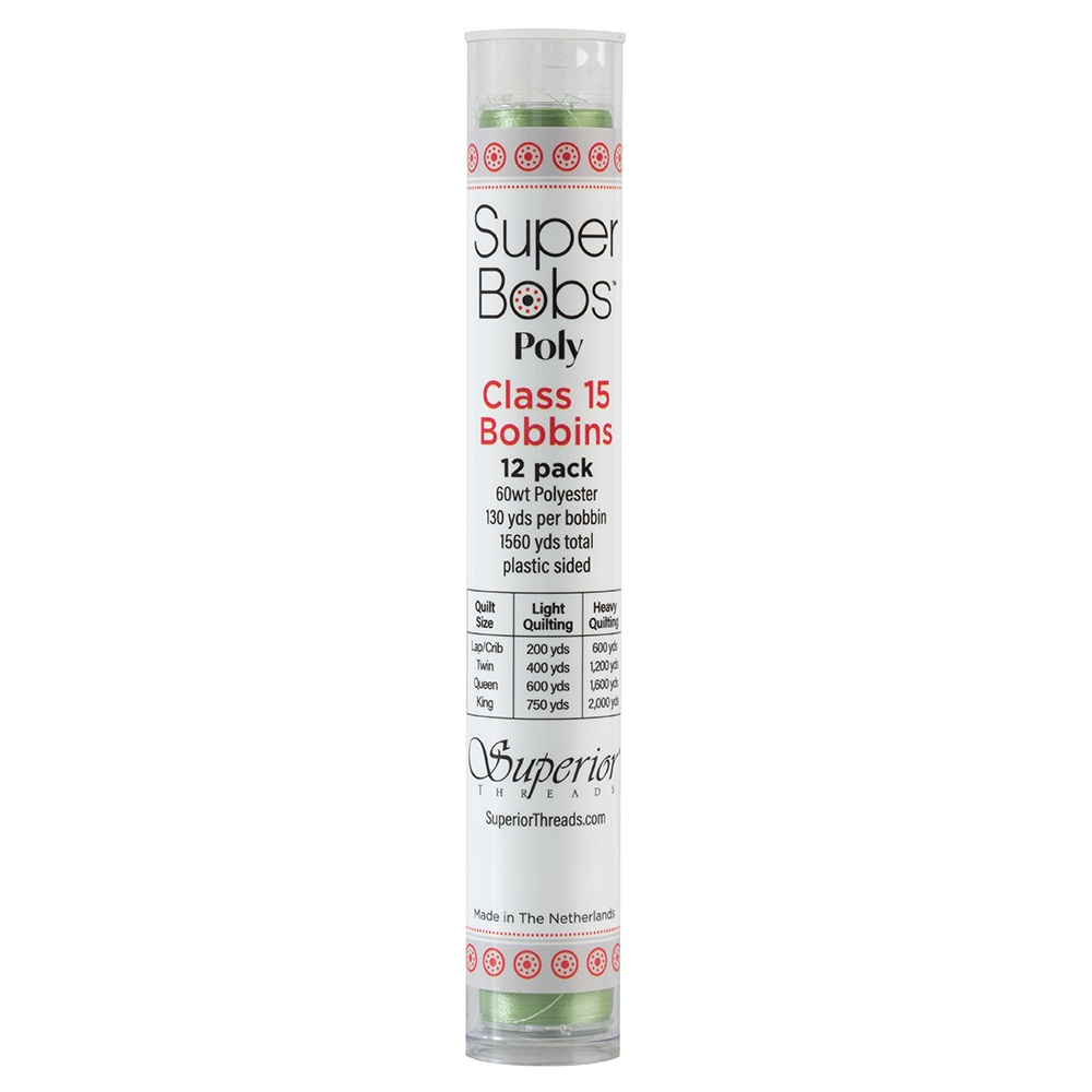 Super Bobs Poly 12 pk Class 15 #614 Light Green