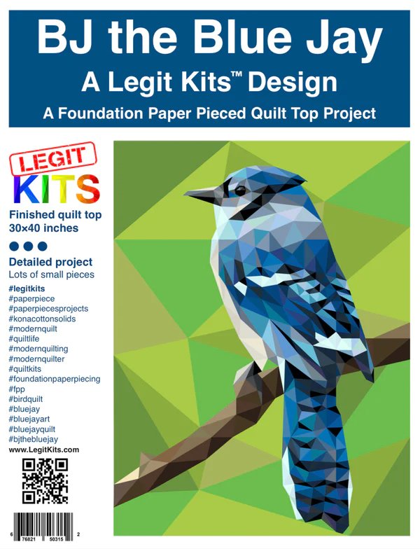 BJ the Blue Jay Pattern